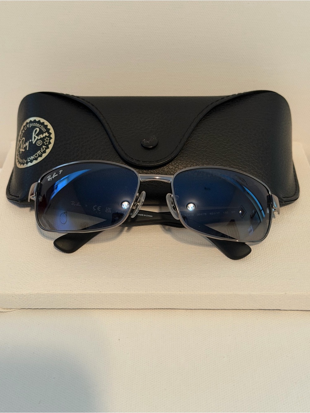 Ray-Ban Polarized Gunmetal Lens Sunglasses